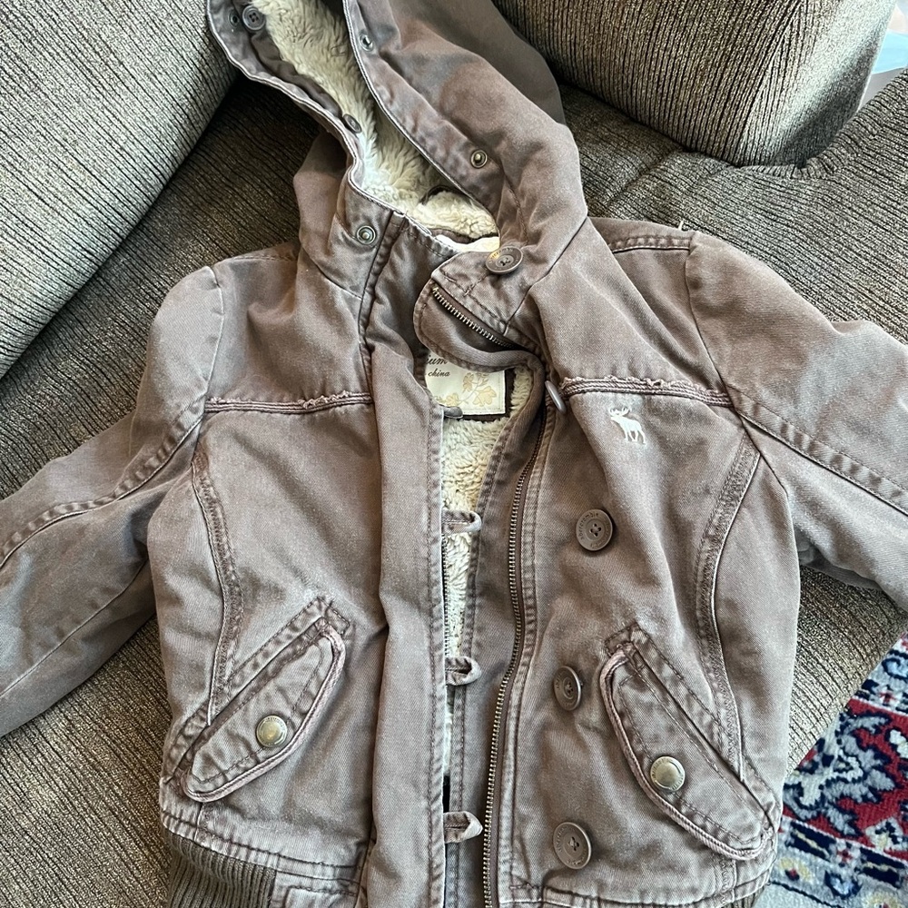 Vintage juniors A&F bomber jacket y2k